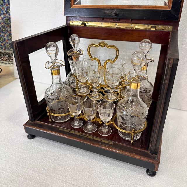 Napoleon III Crystal Liquor Decanter from Baccarat, France, 1880s, Set of 21 For Sale - Image 10 of 18