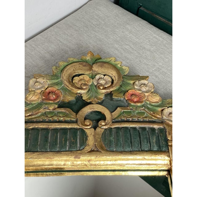 Carved Wooden Mirror, 1970s For Sale - Image 15 of 18