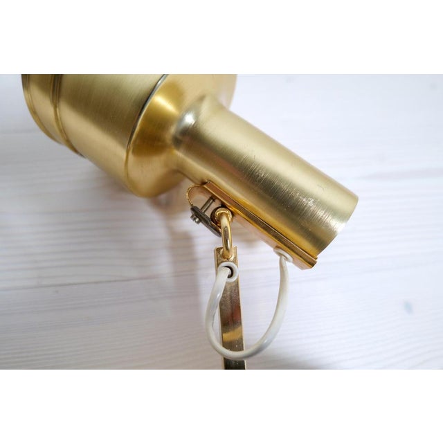 Candela Wall Lights in Brass by Per Sundstedt, Sweden, 1972, Set of 3 For Sale - Image 13 of 18
