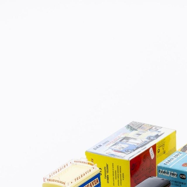 Toys - Models - 4 miniature cars. 20th century Europe; made of metal and other materials; consisting of: Rolls-Royce...