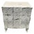 Late 20th Century Breast Cancer Awareness Ribbon 3 Drawer White Carved Wood Chest Nightstand For Sale