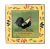 Late 20th Century Provence Baum Bros. Style Eyes Hand Painted Terra-Cotta Country Rooster Wall Hanging Trivet Tile For Sale - Image 9 of 9