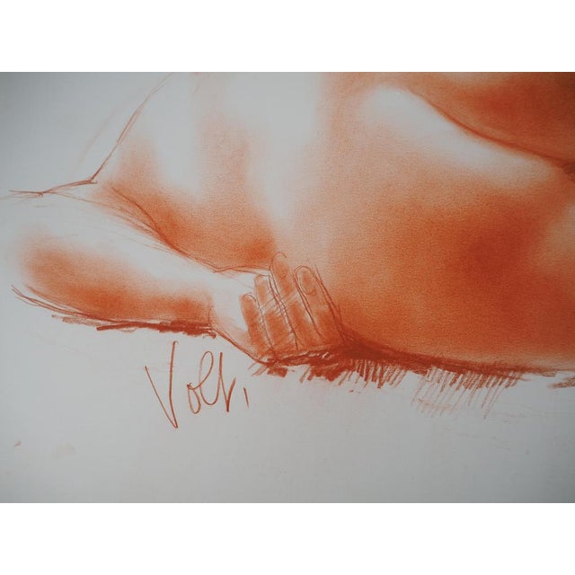 Antoniucci Volti, Sleeping Model, Original Drawing For Sale - Image 5 of 9