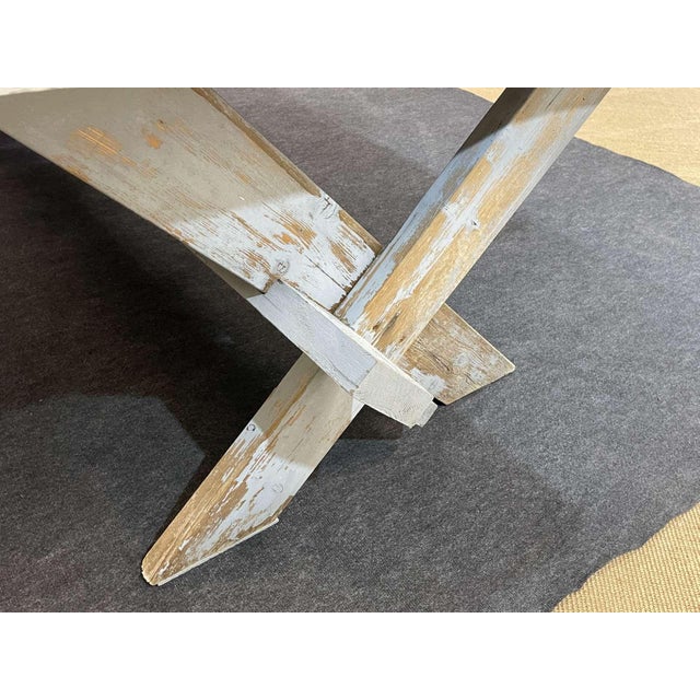 Fir Wood Workshop Table, 1980s For Sale - Image 4 of 9