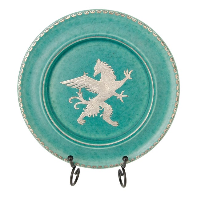 Argenta Plate by Wilhelm Kåge for Gustavsberg, Sweden, 1940s For Sale