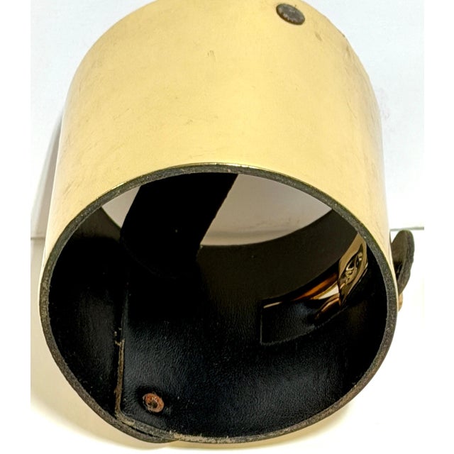 Late 20th Century 6 Italian Gold-Plated Leather Horsebit Old Fashioned Glasses, Style of Gucci For Sale - Image 12 of 14