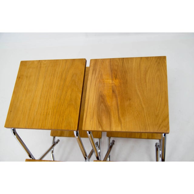 Set of Mid-Century Flower Stands, Czechoslovakia, 1960s For Sale - Image 4 of 10