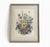 Charming vintage signed and numbered floral art print featuring a lush bouquet of colorful garden flowers. The composition...