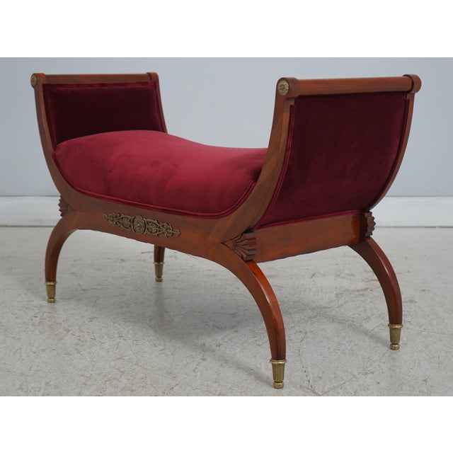 Age: Approx: 20 Years Old Details: Brass Capped Feet Fine Carved Details High Quality Construction French Empire Style...