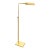 Vintage 1960s Dmi Koch & Lowy Adjustable Brass Pharmacy Floor Reading Lamp For Sale