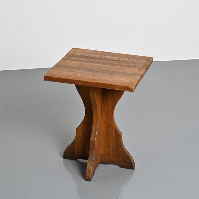 Wood Dining Table, French Alps, 1970s For Sale - Image 4 of 9