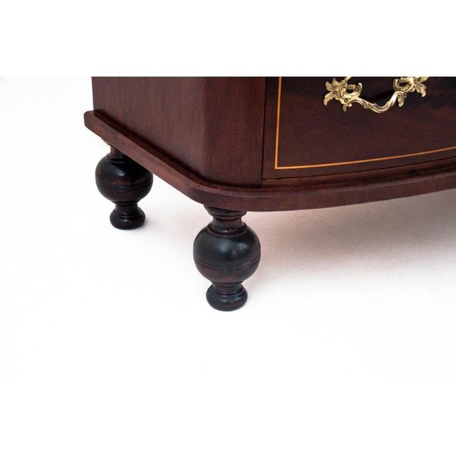 Antique chest of drawers from around 1900. Furniture in very good condition, after professional renovation. Matte wood...