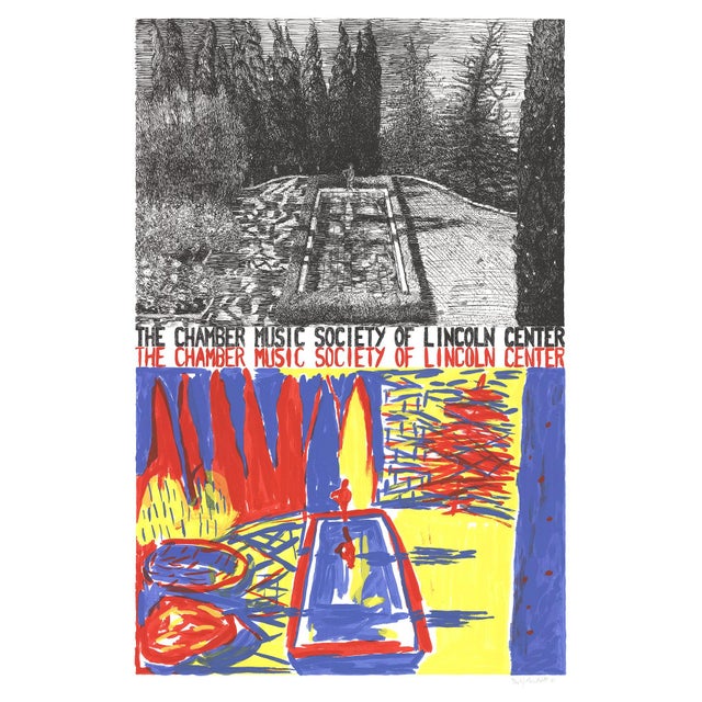 Artist: Jennifer Bartlett Title: Chamber Music of Lincoln Center Year: 1981 Signed: Yes Medium: Serigraph Paper Size: 35 x...