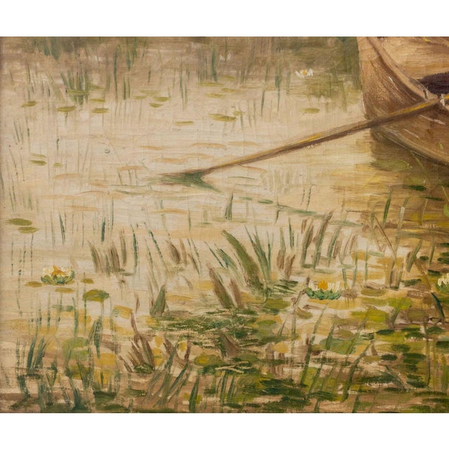 1900 - 1909 Helena Adele Dunlap Rowing on the River, 1908 For Sale - Image 5 of 7