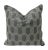 Contemporary Bernhardt Transitional Style Gray Geometric Print Duck Down Throw Pillow For Sale - Image 9 of 9