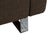 Brown Mud Brown Fabric Conseta Two-Seater Sofa from Cor For Sale - Image 8 of 16