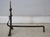 Pair Vintage Fleur -De- Lis Iron Work Fireplace Andirons For Sale - Image 4 of 10