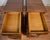 1930s Pair of English Chippendale Walnut Nightstands / Bedside Tables For Sale - Image 10 of 17