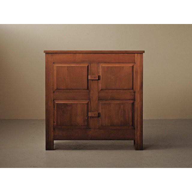 Mid-Century Modern Oak 4-Door Sideboard, France, 1960s For Sale - Image 3 of 18