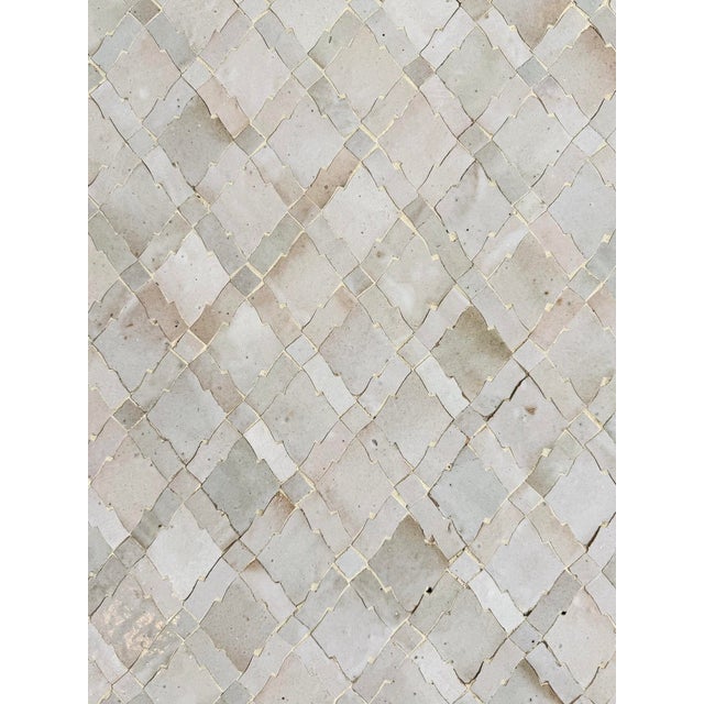Beige Beige Omni Pattern Mosaic Outdoor Coffee Table For Sale - Image 8 of 8