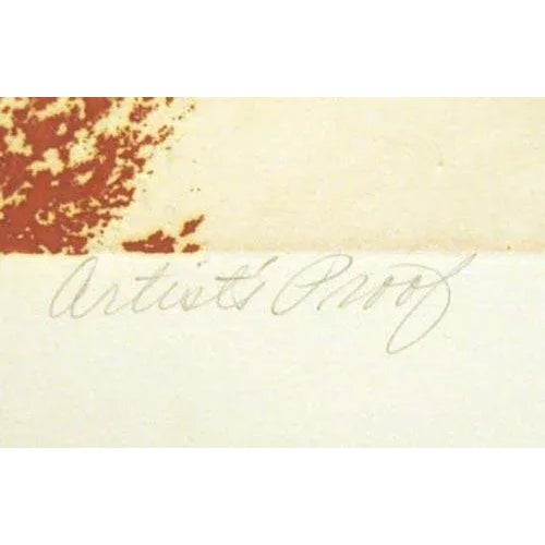 "Rock Garden II" by Paula Crane Hand Signed, Titled and Numbered by the artist "Rock Garden II" unframed Limited Edition...