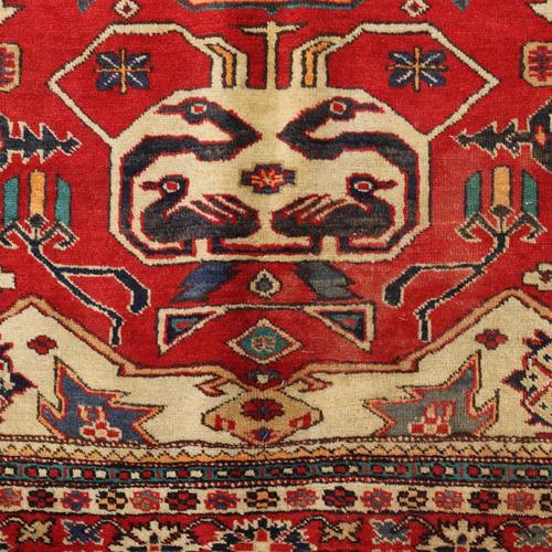 Antique Ardebil Rug in Cotton and Wool For Sale - Image 6 of 9
