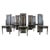 Italian Modern Lacquered Wood and Leather Dining Chairs, 1980, Set of 8 For Sale - Image 12 of 12