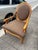 French Country 1990s Oversized French Louis XVI Style Chair For Sale - Image 3 of 6