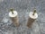 Stone 1970s Italian Modern Travertine Cylinder Lamps - a Pair For Sale - Image 7 of 9