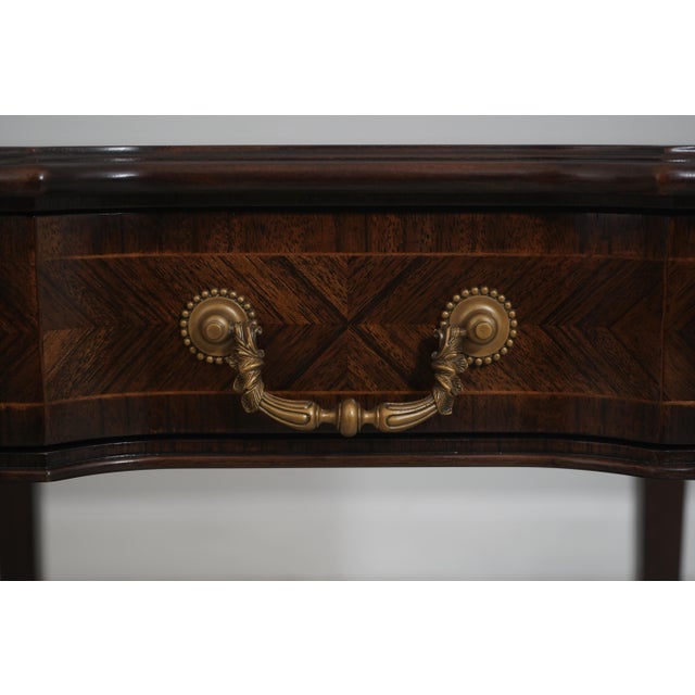 Theodore Alexander 5006-025 Walnut Lamp Table For Sale - Image 12 of 18