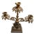 Antique Solid Brass Girandole Candelabra For Sale