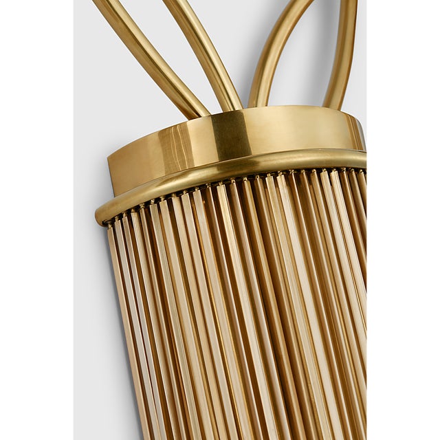 Sutton 4-Light Sconce in Antique-Burnished Brass Designer: Fisher Weisman Finish: Antique-Burnished Brass Height: 29.75"...