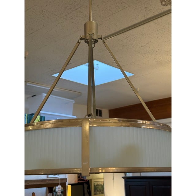 Silver Sonneman Roxy Pendant Light Fixture For Sale - Image 8 of 12