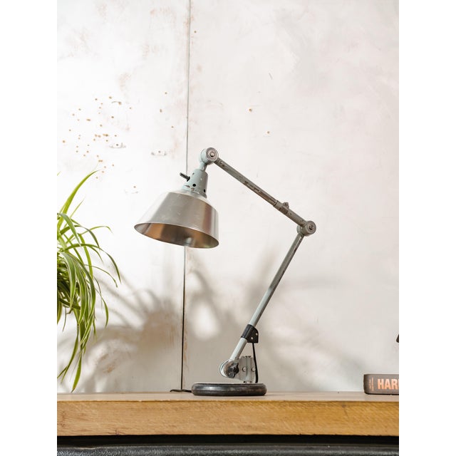 1950s R2 Desk Lamp with Aluminum Shade from Midgard, 1950s For Sale - Image 5 of 17
