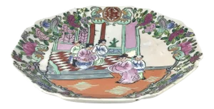 Vintage Handpainted Porcelain Chinese Plate