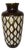 Vintage Ceramic Vase with Relief Decoration in Honeycomb Pattern by Übelacker-Keramik, 1970s For Sale