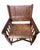 Campaign Style Leather Top Writing Desk and Leather Chair, Set of 2 For Sale - Image 15 of 18
