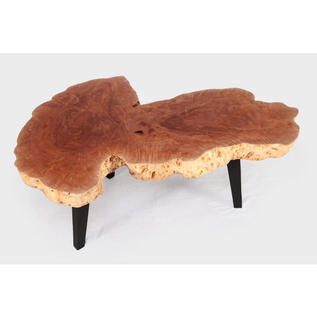 Modern Lychee Living Edge Coffee Table 91 For Sale In Greensboro - Image 6 of 6