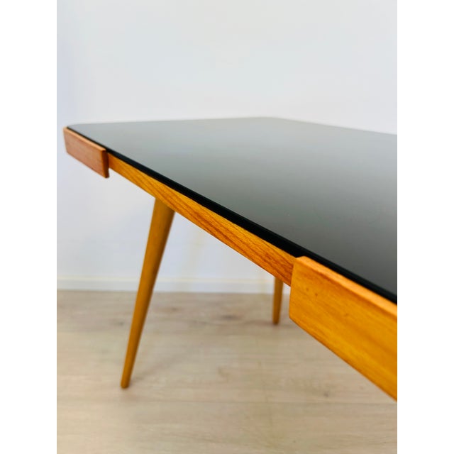Black Mid-Century Coffee Table by Jiří Jiroutek, Former Czechoslovakia, 1960s For Sale - Image 8 of 11