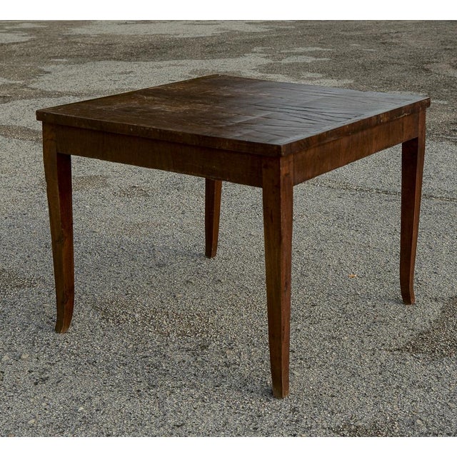 Square Dining Table in Walnut, Italy, 19th Century For Sale - Image 16 of 18
