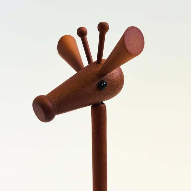 Mid 20th Century MCM Senshukai Wood Royal Pet - Giraffe For Sale - Image 5 of 7