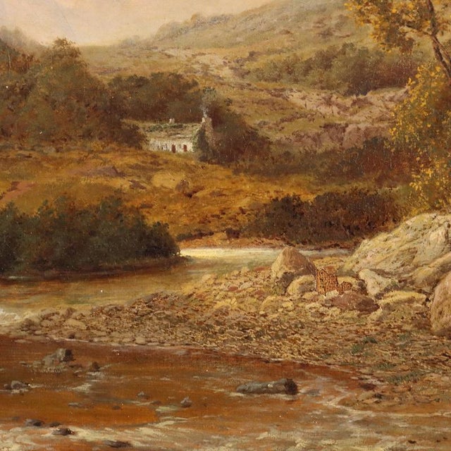 Dipinto Edward Henry Holder, Landscape Composition, Oil on Canvas For Sale - Image 6 of 13