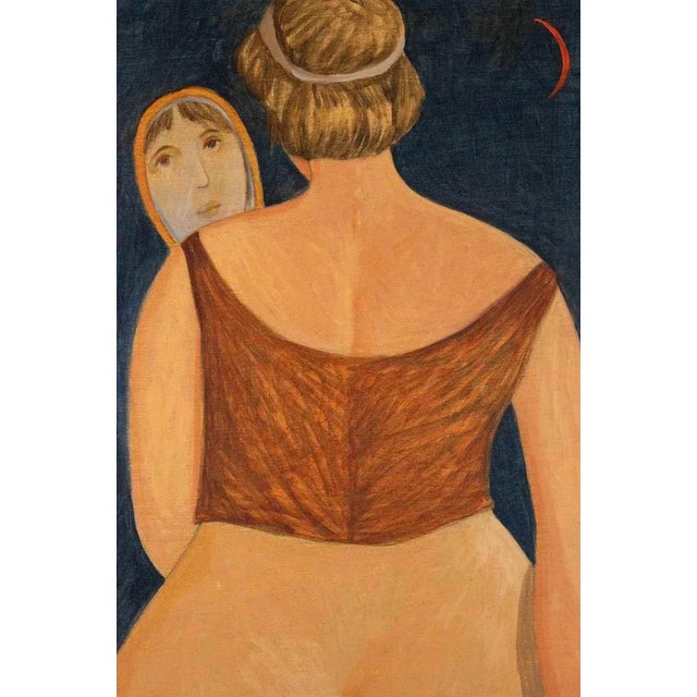 Oil on canvas realized by Alberto Gallerati in 1980s. Hand signed. Titled on rear. Very good condition. This piece is...