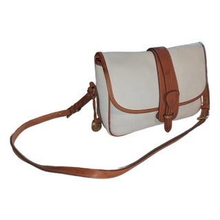 Classic Dooney and Burke Equestrian Shoulder Bag For Sale