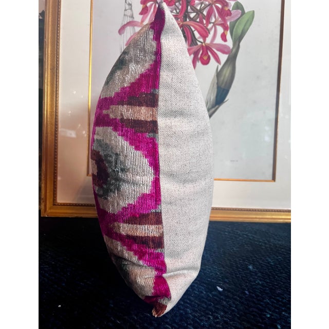 Our 16” x 16” Silk Velvet Pillow is handmade in Turkey using small loom weaving, the same artisanal technique used for...