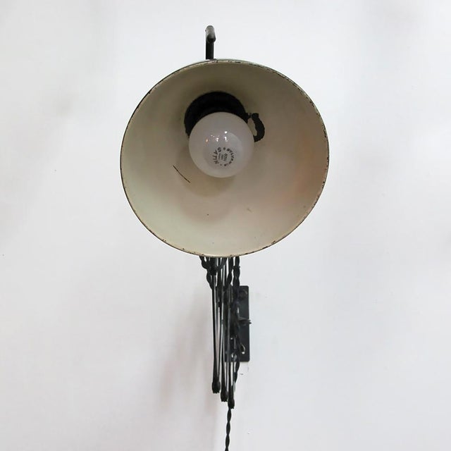 Wilhelm Bader Scissor Wall Lamp, 1930 For Sale In Los Angeles - Image 6 of 10