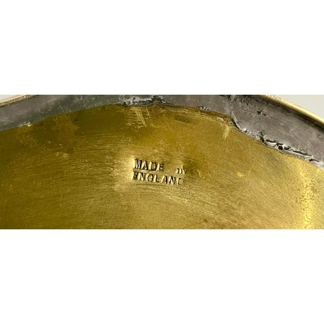 English Traditional Embossed Pub Scene Brass Pitcher For Sale - Image 10 of 12