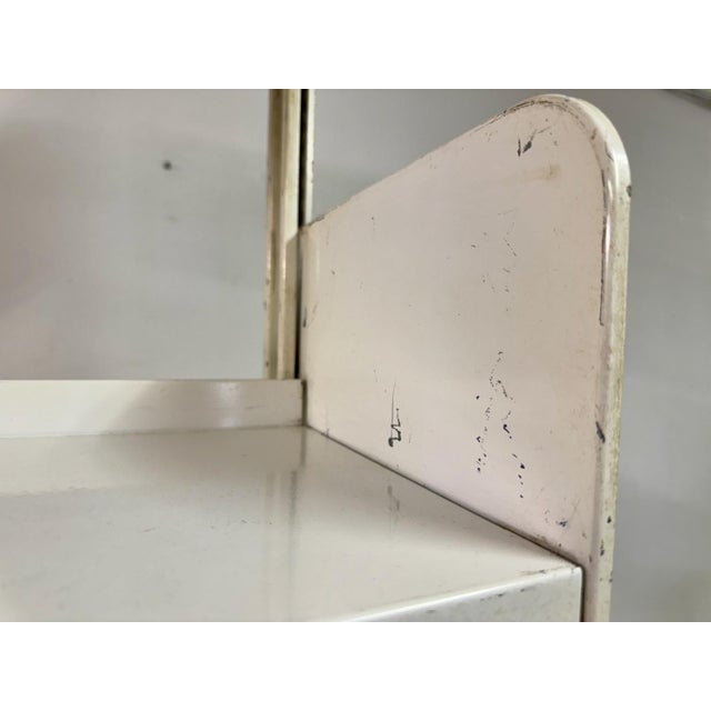 1960s Industrial Congresso Bookcase or Shelving System in White Steel by Lips Vago, 1960s For Sale - Image 5 of 15