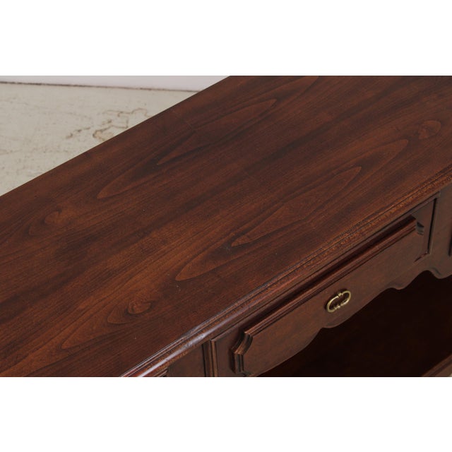 Mt Airy Cherry 2 Tier Country French Style Sideboard For Sale - Image 10 of 15