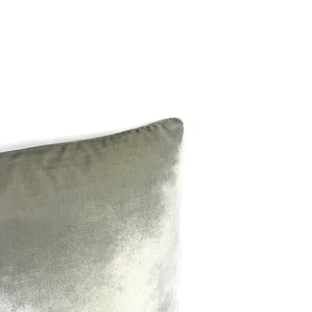 From Trend Fabric unnamed velvet in the color Heather pillow cover. This fabric is so soft that it is almost a plushy...